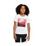 Børne Kortærmet T-shirt Nike Air View Hvid 3 år