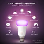 Philips Hue White and Colour Ambiance Mini Starter Kit [B22 Bayonet Cap] Include