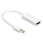 Connectique Câble & adaptateur moniteur Câble adaptateur femelle Mini DisplayPort to HDMI (blanc)