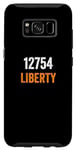Coque pour Galaxy S8 Code postal Liberty 12754, déménagement vers 12754 Liberty