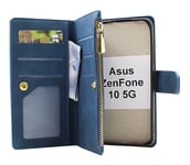 XL Standcase Lyxfodral Asus ZenFone 10 5G (Marinblå)