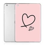 Yoedge Case Compatible for Apple iPad Mini 4/5-Cover Silicone Soft Clear with Design Print Cute Pattern Antiurto Shockproof Back Protective Tablet Cases for Apple iPad Mini 4/5, Heart