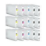 kompatible Epson T9081-T9084 XL combo pack 15 stk bläckpatron (951 ml)
