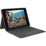 Bluetooth-tangentbord med tabletthållare Logitech 920-009317 Svart Qwerty Spanska QWERTY iPad 7 Galaxy Tab S2