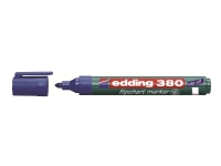 edding 380 flipchart - Markering - för flipdiagram - blå - vattenbaserat bläck - 1.5-3 mm