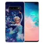 Elsa #11 Disney cover for Samsung Galaxy S10 Plus - Blue