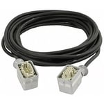 Power Multicable 6-pin male-female, 6 x 1.5 mm2