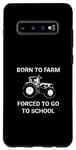 Coque pour Galaxy S10+ Agriculteur Tracteur Paysan Agriculture Enfants Cadeaux