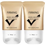Crème raffermissante pour le cou AH-8, crème raffermissante et liftante pour le cou avec rouleau, raffermissante et liftante pour la peau relâchée, anti-âge et anti-rides