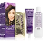 Wella Wellaton Intense permanent hair dye with argan oil shade 4/0 Medium Brown 1 pc
