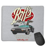 Back to The Future Biffs Automotive Dealing Customized Designs Non-Slip Rubber Base Gaming Mouse Pads for Mac,22cm×18cm， Pc, Computers. Ideal for Working Or Game