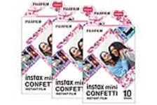 Fujifilm Instax Mini Confetti Photo Film - 30 Shot Pack :: 16620917X3  (Printers
