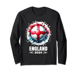England Player Boys Kids Men Youth Teens England 2024 Long Sleeve T-Shirt