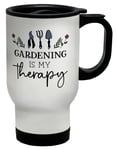 Gardening Is My Therapy Garden Travel Mug Cup Gift