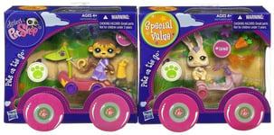 Littlest Pet Shop Pets And Vehicles Set Of 2 Monkey And Bunny