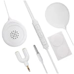 Belly Buds Baby Bump Headphones, White Plastic for Women During Pregnancy V2X1