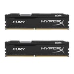 HyperX FURY DDR4 16 GB (Kit 2x8 GB), 2666 MHz CL16 DIMM XMP - HX426C16FB2K2/16, Black