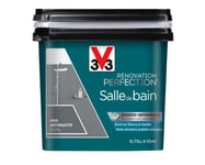 V33 Peinture de rénovation salle de bain, Rénovation perfection® Gris anthracite satin 750ml
