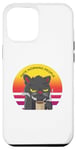 iPhone 12 Pro Max Angry Coffee Cat Humour Coffee Monday Hate Morning People Case
