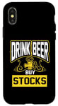 iPhone X/XS Drink Beer Buy Stocks. Active Stock Trader Case