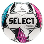 Select Fotball Brillant Replica v24 3F Superliga - Hvit/Sort/Rosa/Blå Fotballer unisex