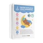 Protège Matelas Bebe 60x120 Imperméable pour Lit Bébé | Alèse Matelas Drap Housse Facile à Installer | Surmatelas Imperméable Lavable en Machine | Oeko Tex sans Produits Chimiques | Garantie 10 Ans