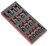 Facom PM NSX for Foam Tray 17 1/2 "Sockets Impact Torx, Black,