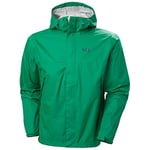 Helly Hansen Men's Loke Waterproof Windproof Breathable Rain Jacket Shell, 486 Malachite, L