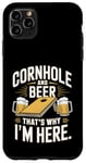 Jeu et soirée de beuverie dans le jardin Cornhole and Beer Coque pour iPhone 11 Pro Max