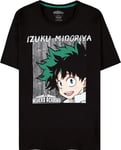 My Hero Academia Izuku Midoriya T-shirt Svart (X-Large)