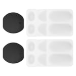 1 Pair Lens Cap 2 Sets Silicone Pads for PS VR2 Headset & VR2 Sense Controller