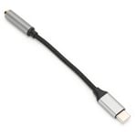(Grey) USB C To 3.5MM Headphone Jack Adapter USBC Type C Adapter Port To