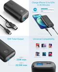 Anker Power Bank, Compact 10000mAh Portable Charger, PowerCore with USB-C... 