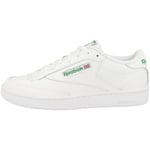 Reebok Club C 85, Sneakers Basses Homme - Blanc Int White Green - 39 EU