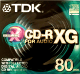 TDK CD-RXG80ED Reflex Audio Music CD-R Blank Recordable Disc 80 Mins New Sealed
