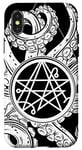 iPhone X/XS Geometric Lovecraftian Necronomicon Sigil & White Tentacles Case