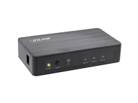 InLine 65018, HDMI, Svart, 60 hz, 6 Gbit/s, 600 MHz, 4096 x 2160 pixlar