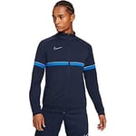Nike Dri-FIT Academy 21 Veste Homme, Obsidienne/Blanc/Bleu Royal/Blanc, S