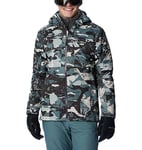 Columbia Men's Timberturner II Ski Jacket, Metal Geoglacial Print, M