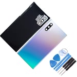 THE TECH DOCTOR Replacement Glass Back Cover Rear Housing for Samsung Note 10 PLUS - Complete with Tools & Adhesive - Professional Repair Kit (Aura Glow)