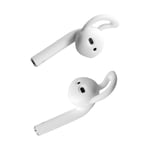 Apple AirPods Ear-hooks in-ear høretelefoner i silikone - Hvide