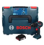 Bosch Professional GSB 18V-55 Perceuse-visseuse à percussion sans fil  55Nm 18V Brushless + 1x Batterie 2,0Ah + Coffret L-Boxx