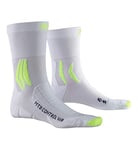 X-Socks Men Mountain Bike Control Water Resistant Socks, Arctic White/Phyton Yellow, 5.5-7 UK