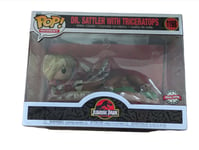 Damaged Box | Funko Pop! Moment Jurassic Park Dr.Sattler with Triceratops #1198