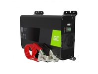 Green Cell Power Inverter PRO 12V til 230V 300W/600W Ren sinusbølge