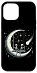 Coque pour iPhone 13 Pro Max Squelette Midnight Conversations Under Starry Night Skies