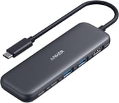 Anker USB C Hub, 332 USB-C Hub (5-in-1) with 4K HDMI Display, 5Gbps Data grey 