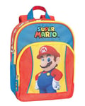 Super Mario - Sac à dos pour enfant et fille officiel Super Mario, idéal pour la maternelle et les loisirs, avec bretelles rembourrées, dos et fond thermoformés, avec fermetures à glissière pratiques,