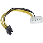 Câble de convertisseur d'alimentation molex 4 broches-M vers pci-express 6 broches-H (mini-fit 3,96 pas)