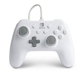 Manette filaire pour Nintendo Switch de PowerA - Blanc